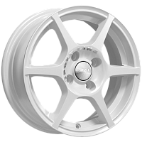 Литые диски ЯГУАР (КЛ147) 5.500xR14 4x100 DIA67.1 ET38 алмаз-белый для Chevrolet Cobalt