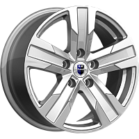 Литые диски Висмут (КС1009) 7.000xR16 5x112 DIA66.6 ET35 дарк платинум для Skoda Superb