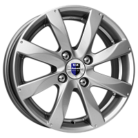 Литые диски Джемини-оригинал (КС617) (КС617) 6.000xR15 4x100 DIA56.6 ET45 дарк платинум для Daewoo Gentra