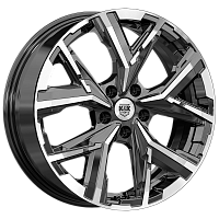 Литые диски Айона (КС1169) 6.500xR18 5x114.3 DIA66.1 ET40 алмаз черный