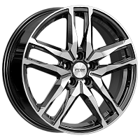 Литые диски Бомбей (КС1075) 6.500xR18 5x114.3 DIA60.1 ET50 Блэк Джек для Suzuki Sx4 Литые диски Бомбей (КС1075) 6.500xR18 5x114.3 DIA60.1 ET50 Блэк Джек для Suzuki Sx4