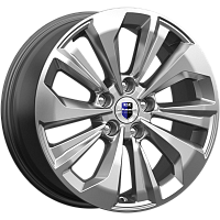 Литые диски Авиор (КС936) 7.000xR17 5x114.3 DIA67.1 ET50 брайт дарк платинум для Mazda Cx-5