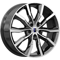 Литые диски Портер (КС906) 7.500xR18 5x112 DIA66.6 ET40 алмаз черный для Mercedes-Benz C-Class Coupe