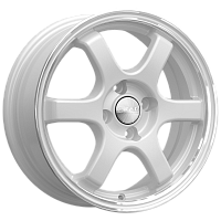 Литые диски КИОТО (КЛ249) 6.000xR15 4x100 DIA67.1 ET45 алмаз-белый для Daewoo Nubira