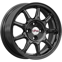 Литые диски Эвил (КС1068) 5.500xR14 4x98 DIA58.5 ET35 BK для Богдан 2110