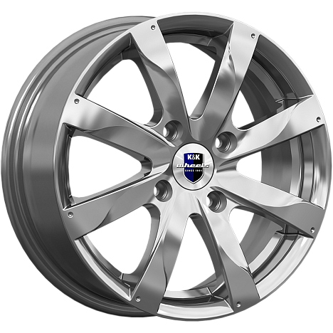 Джемини (КС617) 6.000xR15 4x100 DIA60.1 ET48 дарк платинум Джемини (КС617) 6.000xR15 4x100 DIA60.1 ET48 дарк платинум