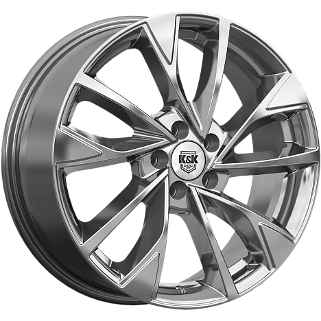 Роквуд (КС900) 7.000xR17 5x100 DIA67.1 ET45 дарк платинум Роквуд (КС900) 7.000xR17 5x100 DIA67.1 ET45 дарк платинум