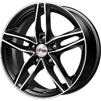 Литые диски Moskva (КС689) 6.500xR16 5x112 DIA66.6 ET45 Блэк Джек для Audi A3