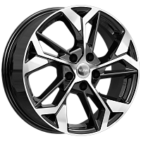 Литые диски КС1062 (ZV 17_Emgrand X7) (КС1062) 6.500xR17 5x114.3 DIA60.1 ET45 алмаз черный для Toyota Rav4