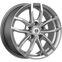 Литые диски Фрост (КС1048) 6.500xR15 5x100 DIA57.1 ET38 дарк платинум для SEAT Ibiza Cupra Литые диски Фрост (КС1048) 6.500xR15 5x100 DIA57.1 ET38 дарк платинум для SEAT Ibiza Cupra