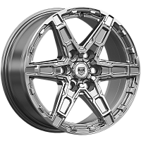 Литые диски Дистрикт (КС1159) 8.000xR18 6x114.3 DIA67.1 ET46 дарк платинум для KIA Mohave