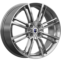 Литые диски Эрфурт (КС903) 7.000xR17 4x100 DIA60.1 ET41 дарк платинум для Renault Clio Литые диски Эрфурт (КС903) 7.000xR17 4x100 DIA60.1 ET41 дарк платинум для Renault Clio