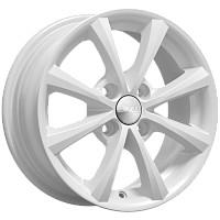 Литые диски КАЛЛИСТО-13 (КЛ098) 5.500xR13 4x100 DIA67.1 ET35 белый для Daihatsu Cuore