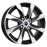 Литые диски Джемини-оригинал (КС617) (КС617) 6.000xR15 4x100 DIA60.1 ET40 алмаз черный для Dacia Logan