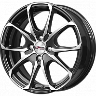 Литые диски Такеши (КС877) 6.000xR16 4x100 DIA67.1 ET40 Блэк Джек для Daihatsu Sirion