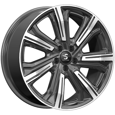 Kleemann (КР1067) 8.500xR20 5x108 DIA60.1 ET39 Diamond Black Gris Kleemann (КР1067) 8.500xR20 5x108 DIA60.1 ET39 Diamond Black Gris