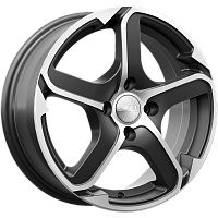 Литые диски АЛЛИГАТОР (КЛ132) 6.000xR15 4x100 DIA67.1 ET45 Алмаз бархат новый для Lifan Solano