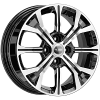 Литые диски КС945 (15_Rio FB_FL) (КС945) 6.000xR15 4x100 DIA54.1 ET46 алмаз черный Литые диски КС945 (15_Rio FB_FL) (КС945) 6.000xR15 4x100 DIA54.1 ET46 алмаз черный