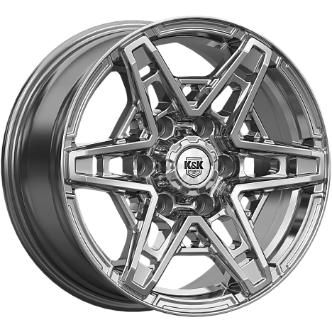 Блэкберн (КС1129) 8.000xR17 6x139.7 DIA106.1 ET25 дарк платинум
