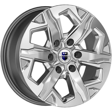 Тейт (КС1050) 7.500xR17 6x114.3 DIA66.1 ET30 дарк платинум Тейт (КС1050) 7.500xR17 6x114.3 DIA66.1 ET30 дарк платинум