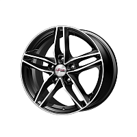 Литые диски Moskva (КС689) 6.500xR16 5x114.3 DIA66.1 ET50 Блэк Джек