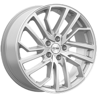 Литые диски R-line (КС1235) 7.500xR18 5x108 DIA67.1 ET38 сильвер для Chery Arrizo 6 Pro