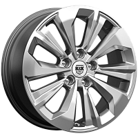 Литые диски Авиор (КС936) 7.000xR17 5x114.3 DIA67.1 ET40 брайт дарк платинум для Honda Civic Type R