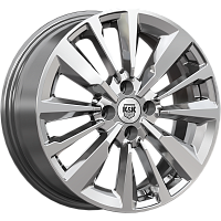 Литые диски Эрман (КС997) 6.500xR16 4x100 DIA60.1 ET37 дарк платинум