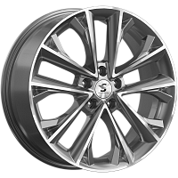 Литые диски КР012 (18_Karoq/Taos) (КР012) 7.000xR18 5x112 DIA57.1 ET45 Diamond gloss graphite для Volkswagen Caddy Kasten