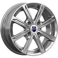 Литые диски Флэш (КС698) 5.000xR14 4x100 DIA67.1 ET35 дарк платинум для Citroen C1