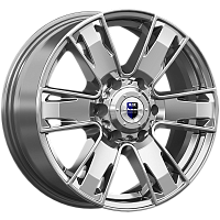 Литые диски Севенна (КС726) 7.000xR17 6x139.7 DIA67.1 ET38 дарк платинум для Mitsubishi Pajero (Montero)