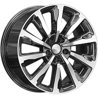 Литые диски АСТЕР (КЛ369) 8.000xR18 5x112 DIA66.6 ET43 алмаз для Audi A3 Sedan