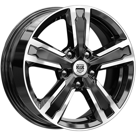 Оклахома (КС998) 6.500xR16 5x108 DIA65.1 ET37 алмаз черный