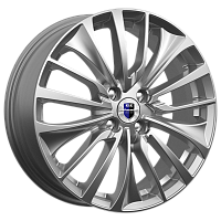 Литые диски Flanker (КС905) 6.500xR17 4x100 DIA67.1 ET37 дарк платинум для Renault Clio Литые диски Flanker (КС905) 6.500xR17 4x100 DIA67.1 ET37 дарк платинум для Renault Clio