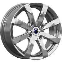 Литые диски Джемини-оригинал (КС480) (КС480) 5.500xR14 4x100 DIA56.1 ET45 дарк платинум для KIA Sephia