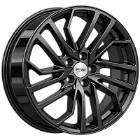Литые диски R-line (КС1235) 7.500xR18 5x108 DIA67.1 ET46 BK для Peugeot 407