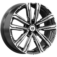 Литые диски Аламер (КС1216) 7.500xR18 5x108 DIA67.1 ET38 алмаз черный
