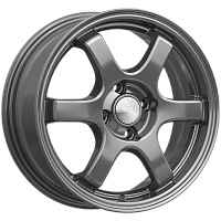 Литые диски КИОТО (КЛ249) 6.000xR15 4x100 DIA54.1 ET48 графит для Hyundai Solaris
