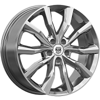 Литые диски Портер (КС906) 7.500xR18 5x114.3 DIA66.1 ET45 дарк платинум