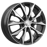 Литые диски НАГОЯ (КЛ312) 6.000xR16 5x114.3 DIA67.1 ET43 алмаз для Solaris Hc