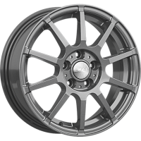 Литые диски АКИТА (КЛ285) 6.000xR15 5x100 DIA57.1 ET38 графит для Volkswagen Golf