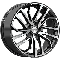 Литые диски R-line (КС1235) 7.500xR18 5x114.3 DIA67.1 ET45 алмаз черный