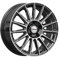 Литые диски Азур (КС1052) 6.500xR16 5x114.3 DIA60.1 ET45 Блэк Джек для Toyota Avensis 2.2d-4d