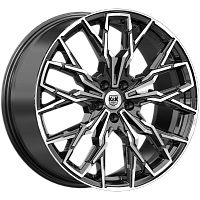 Литые диски Элерон (КС1168) 9.000xR20 5x114.3 DIA67.1 ET45 алмаз черный для Mazda Cx-9