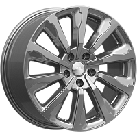 Литые диски АСТЕР (КЛ369) 8.000xR18 5x114.3 DIA67.1 ET38 графит для Subaru Impreza Wrx