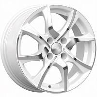 Литые диски ТУЛОН (КЛ233) 6.000xR15 4x100 DIA67.1 ET39 алмаз-белый для Chevrolet Cobalt