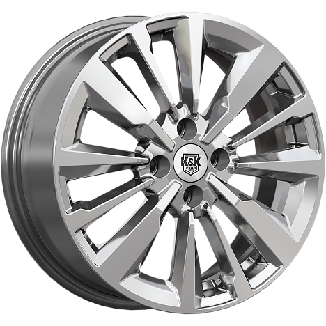 Эрман (КС997) 6.500xR16 4x100 DIA60.1 ET41 дарк платинум Эрман (КС997) 6.500xR16 4x100 DIA60.1 ET41 дарк платинум
