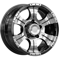 Литые диски Байконур (КС465М) 8.000xR16 5x139.7 DIA110.1 ET20 алмаз черный для ГАЗ Соболь Газ-27527 Литые диски Байконур (КС465М) 8.000xR16 5x139.7 DIA110.1 ET20 алмаз черный для ГАЗ Соболь Газ-27527
