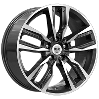 Литые диски Борэй (КС901) 8.000xR18 5x114.3 DIA67.1 ET45 алмаз черный для Subaru Outback