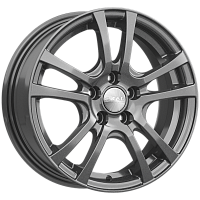 Литые диски ДЕЛИ (КЛ300) 6.000xR15 5x100 DIA57.1 ET38 графит для ГАЗ Volga Siber